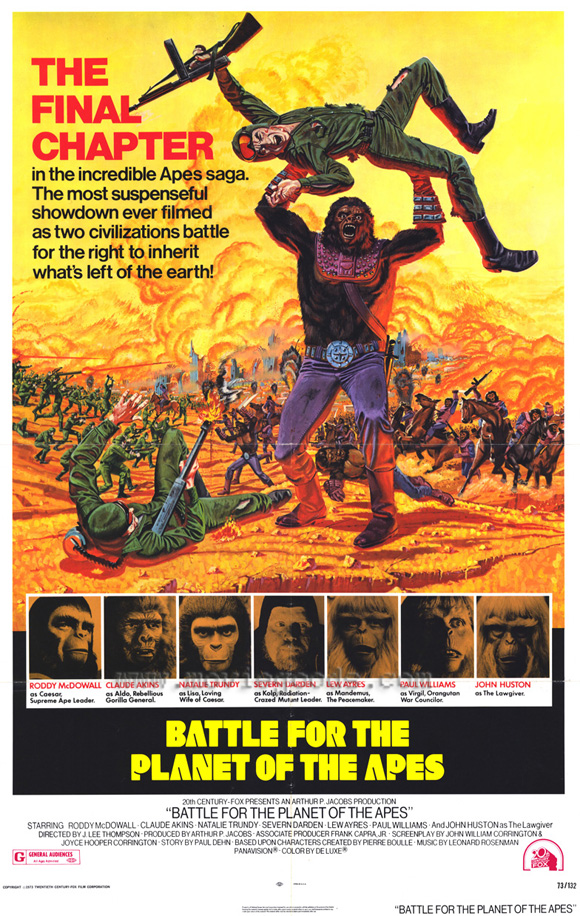 Battle For The Planet Of The Apes movie poster