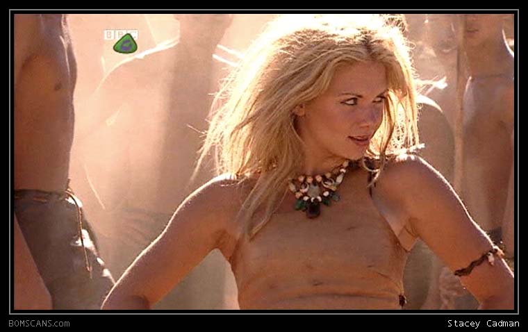 Blonde cavegirl