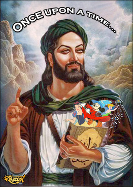 Mohammed with Disney Koran from Netherlands Mohammed cartoon contest