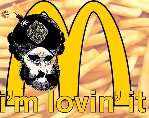Mohammed McDonald's ad from Netherlands Mohammed cartoon contest