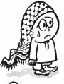 Sad little Hamastani child