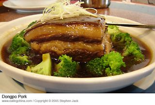 Extremely fatty dong po pork.