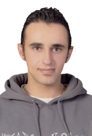 Khaled Said before being murdered in June 2010 by the Egyptian Mubarak regime.