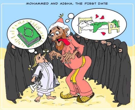 The 'prophet' Mohammed lusting over 9 year-old Aisha