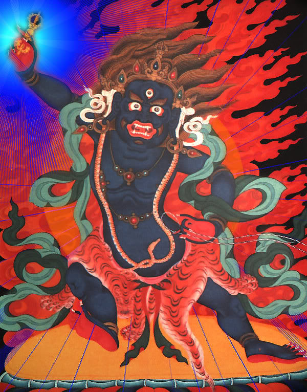 A Buddhist Vajrapani (warrior attendant to the Buddha).